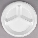 Dĩa xốp D1A 3 ngăn